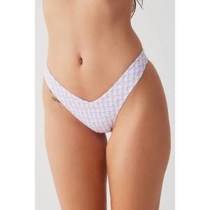 NEW FRANKIES BIKINIS enzo bikini bottom in rose picnic